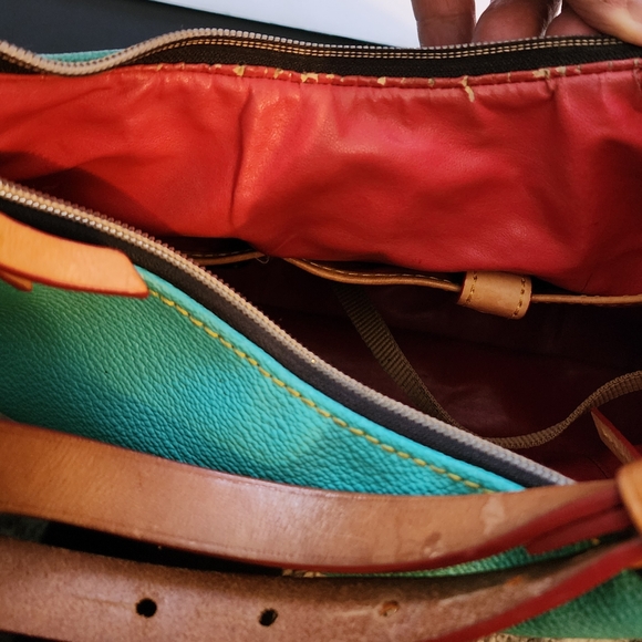 Dooney & Bourke Rebecca Classic Hobo Pebbled Leather Shoulder Bag. - Picture 13 of 16